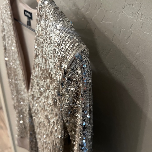 Express sequin thong bodysuit - Picture 8 of 8